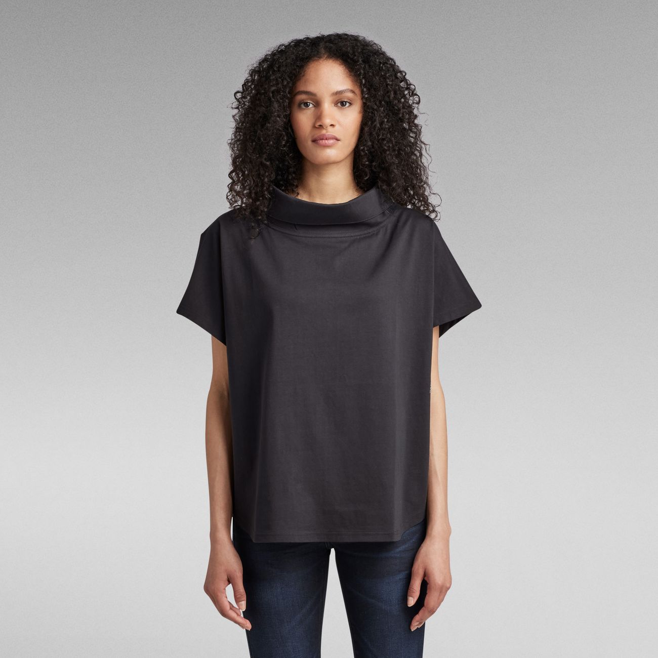 G-STAR RAW DENIM WOVEN MIX LOOSE S/L Damen Shirt
